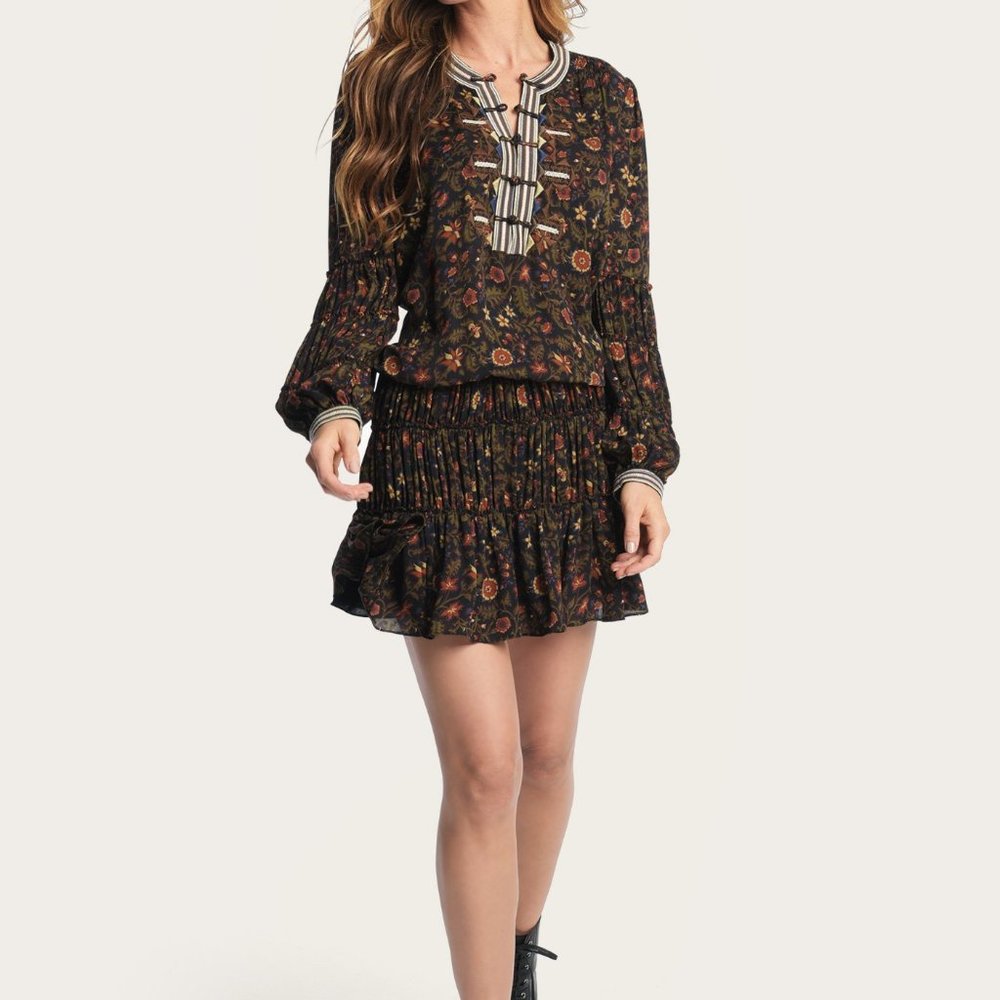 Anthropologie Frye Floral Tunic Dress